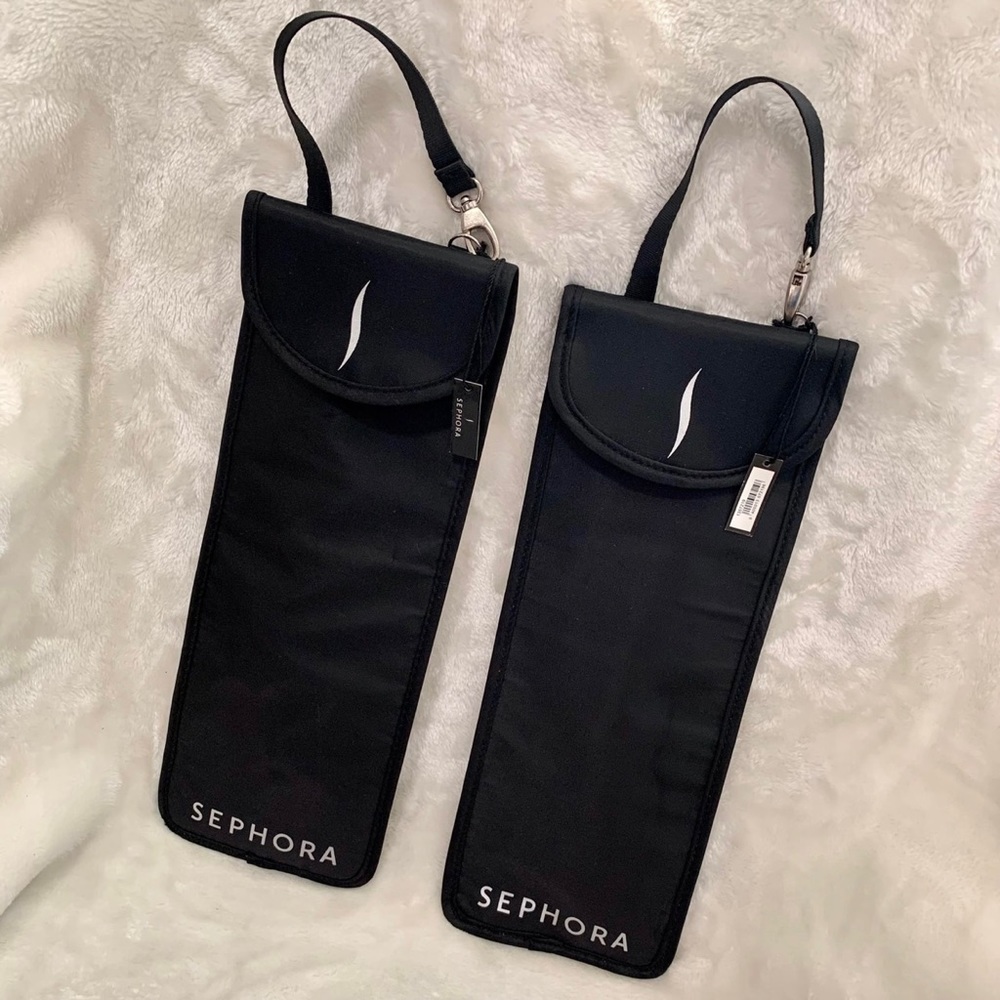 NWT! Sephora Heat Resistant Pouches for Hair Irons, Set of 2